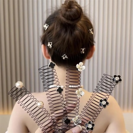 (3 pcs)Fashionable and Invisible Hair Holder Clip