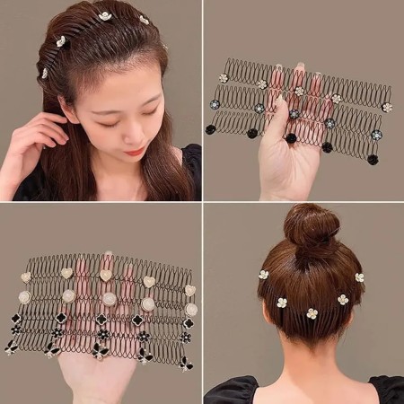 (3 pcs)Fashionable and Invisible Hair Holder Clip