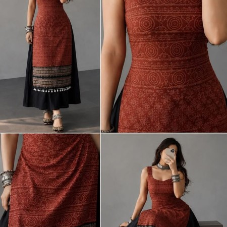 Long kurti dress for women